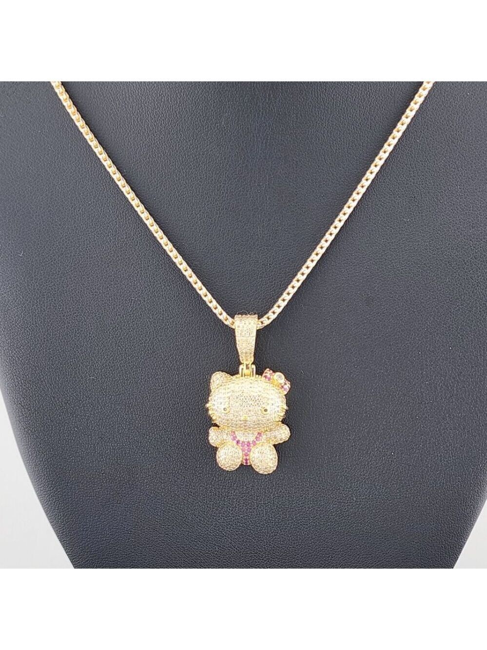 Shiny Hello – Sterling Silver 925 Hello Kitty Charm Necklace